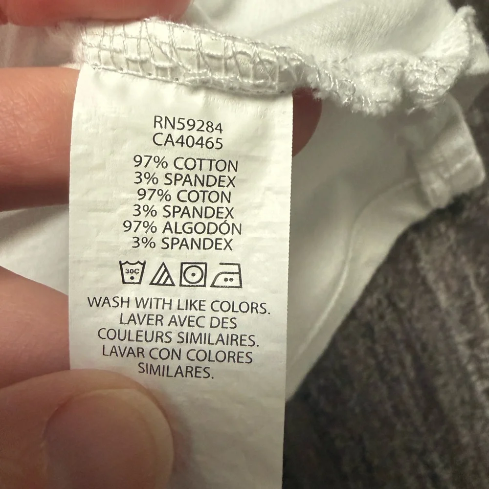 2 / $12 - Children’s Place short-sleeve white polo shirt